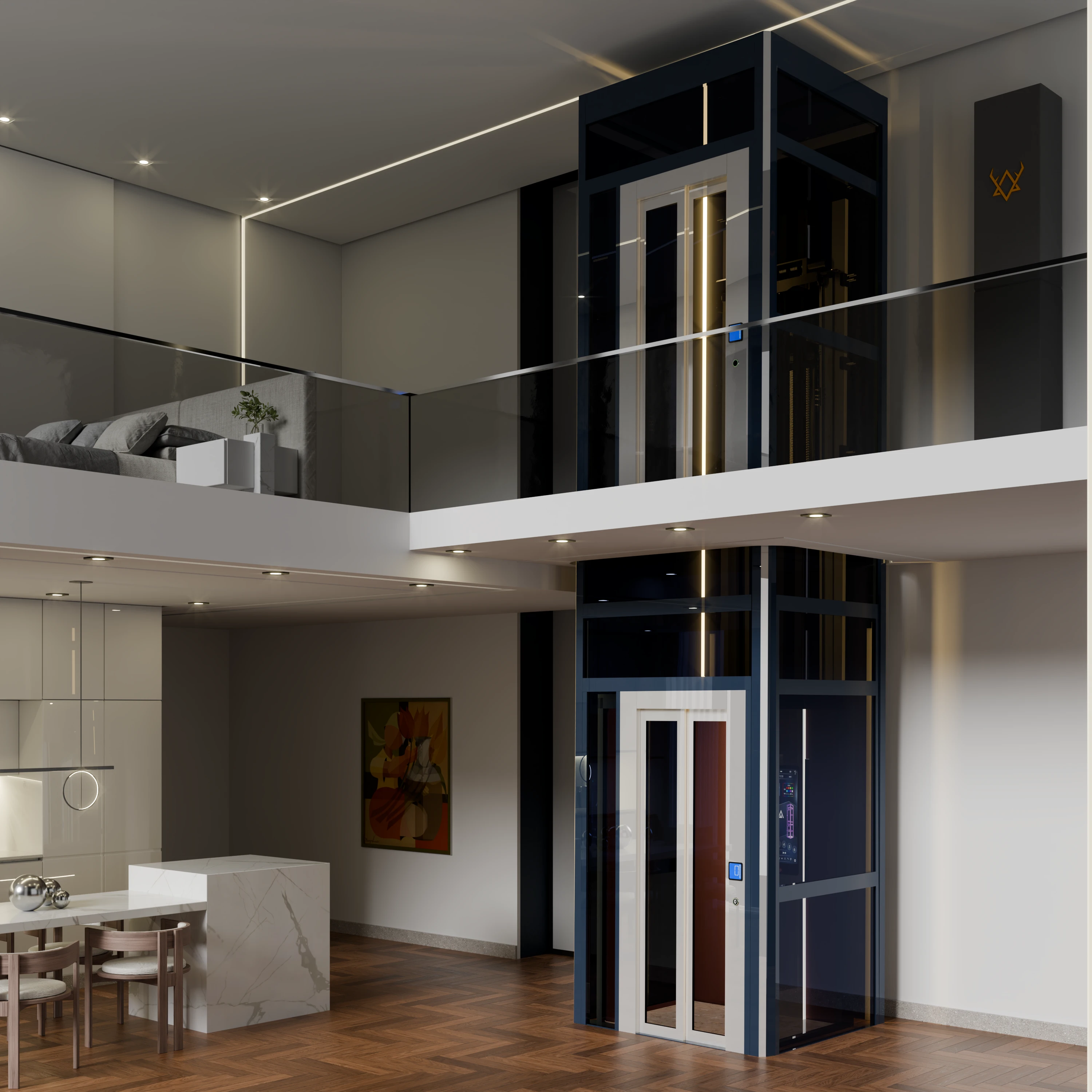 Glass Panel Custom Cabin